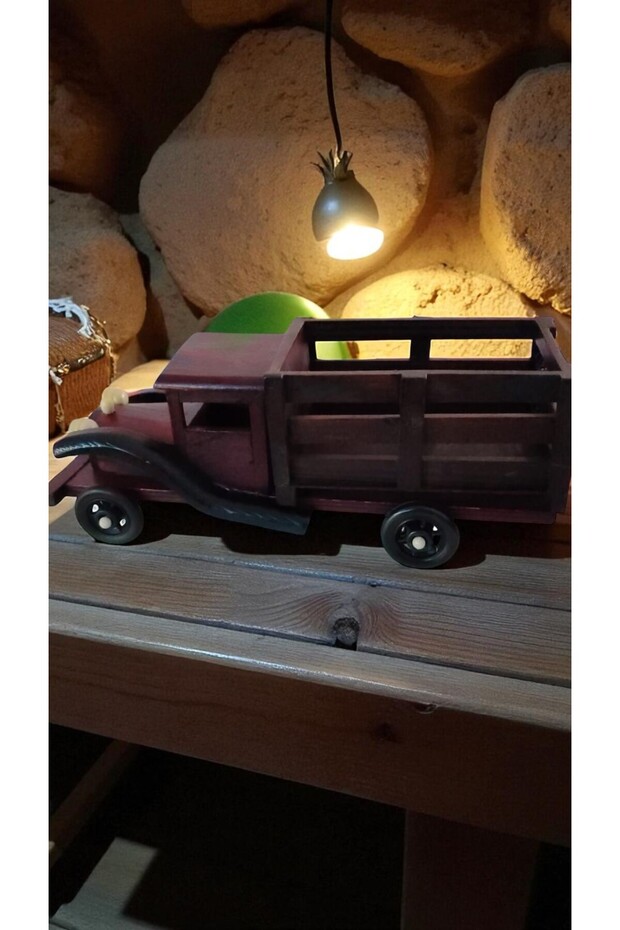 Handmade Very Stylish Nostalgic Car to Give as a Gift 25*8 cm Size