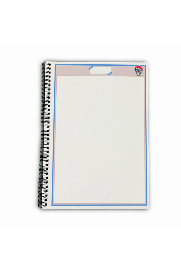 Demon Slayer Akaza Unlined A4 School Notebook 72 Sheets Model 1 - 5