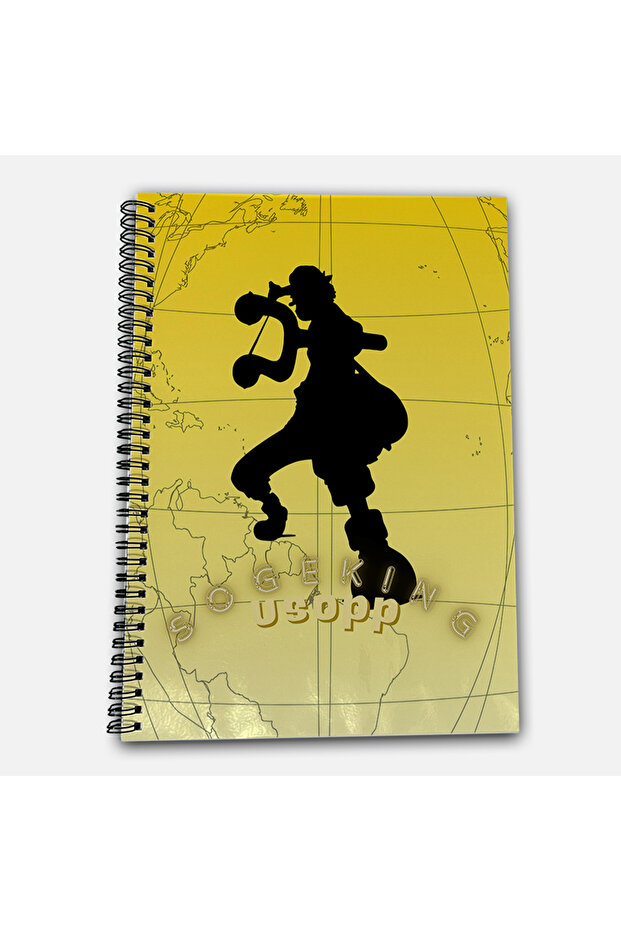 One Piece Usopp Checkered A4 School Notebook 72 Sheets Model 2 - Straw Hat Series - 2