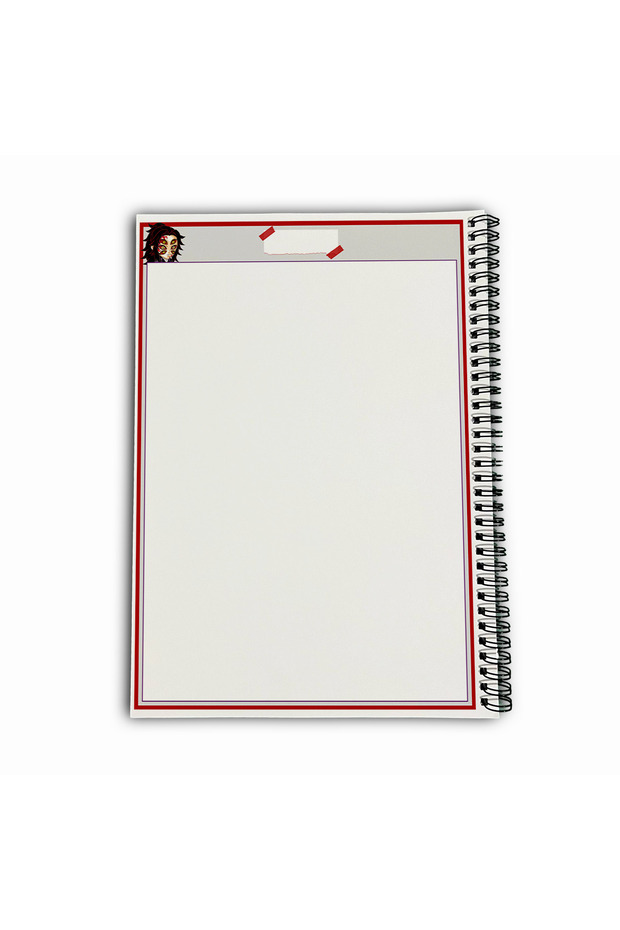 Demon Slayer Kokushibo Unlined A4 School Notebook 72 Sheets Model 1 - 6