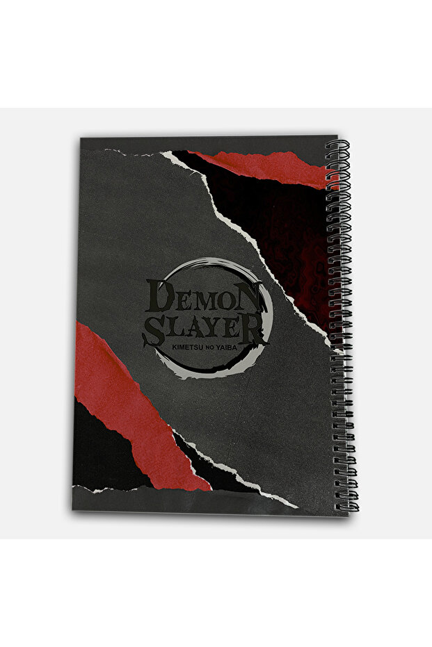 Demon Slayer Muzan Checkered A4 School Notebook 72 Sheets Model 1 - 3