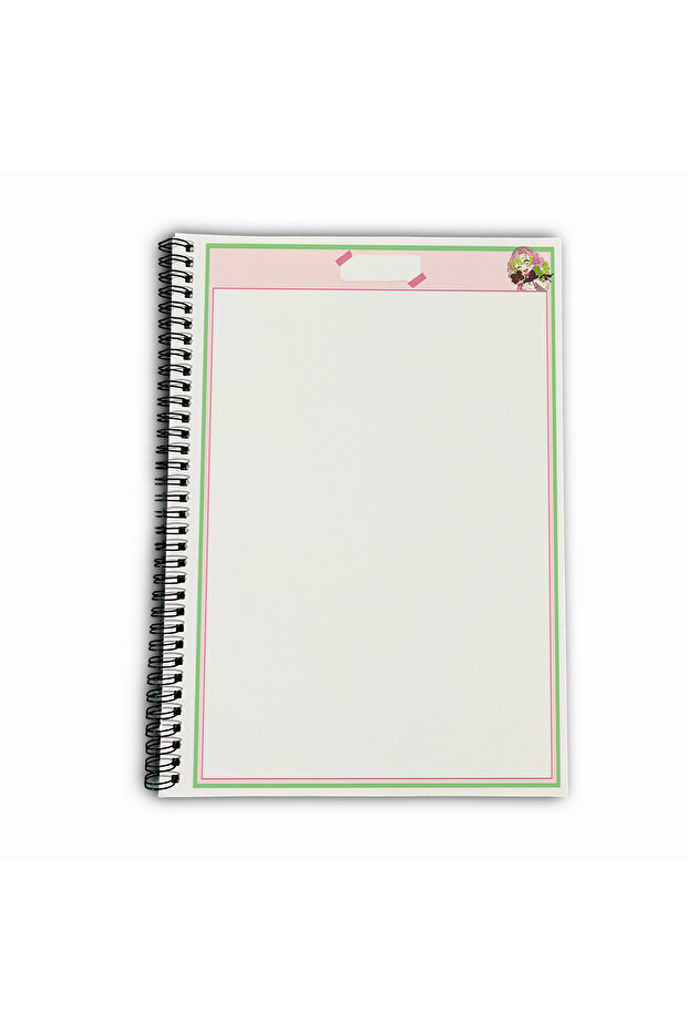 Demon Slayer Mitsuri Unlined A4 School Notebook 72 Sheets Model 3 - 5