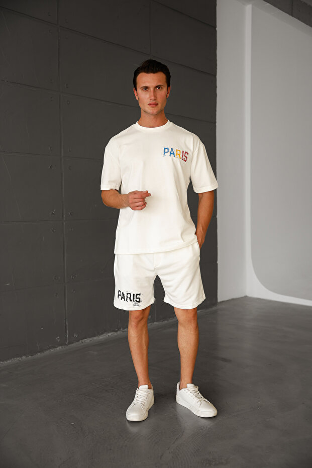 Paris oversize şortlu takım