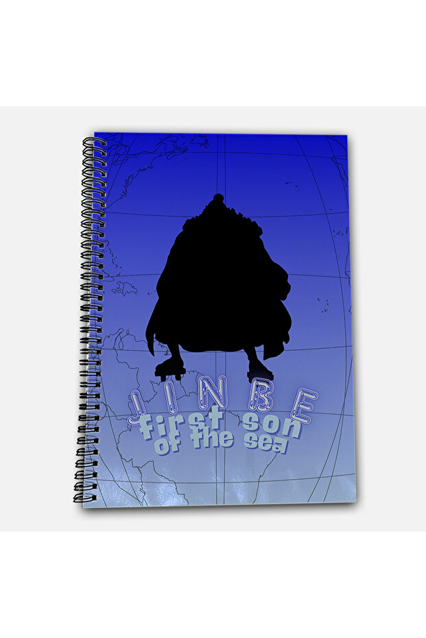 One Piece Jinbe Checkered A4 School Notebook 72 Sheets Model 2 - Straw Hat Series - 2