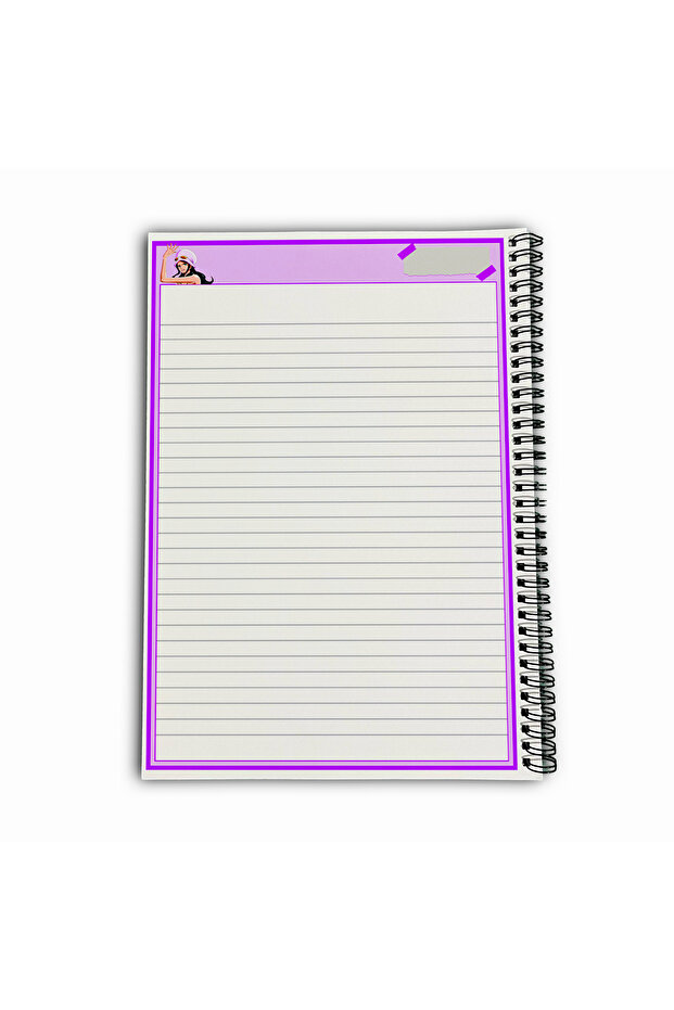 One Piece Robin Striped A4 School Notebook 72 Sheets Model 3 - Straw Hat Series - 6