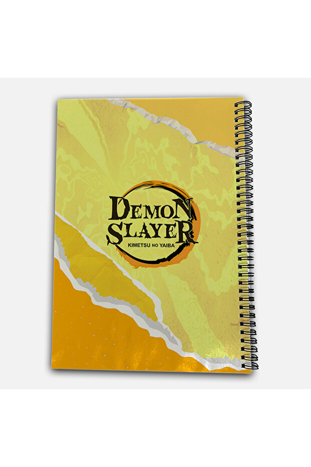 Demon Slayer Zenitsu Unlined A4 School Notebook 72 Sheets Model 1 - 3