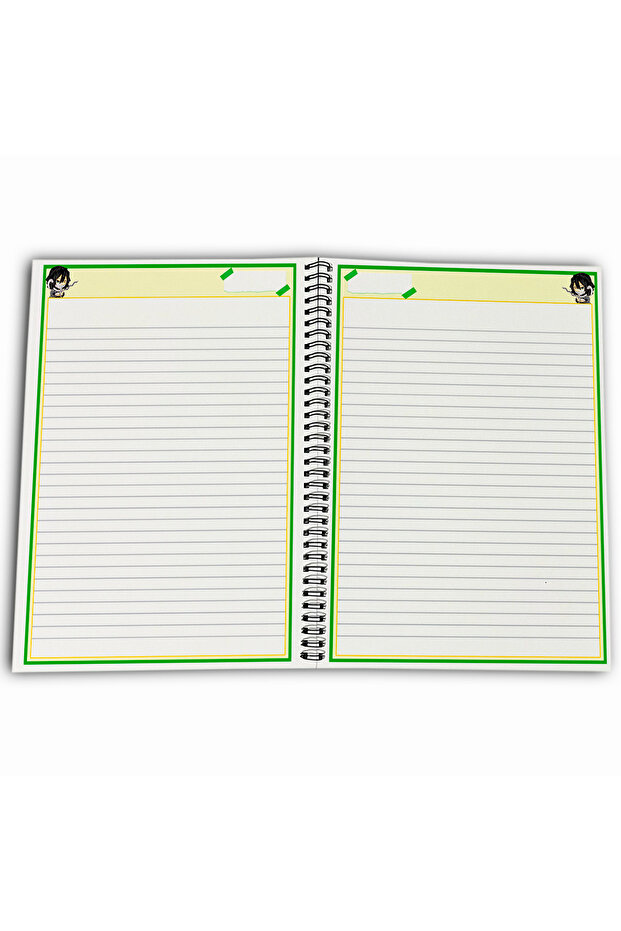 Demon Slayer Obanai Striped A4 School Notebook 72 Sheets Model 2 - 4