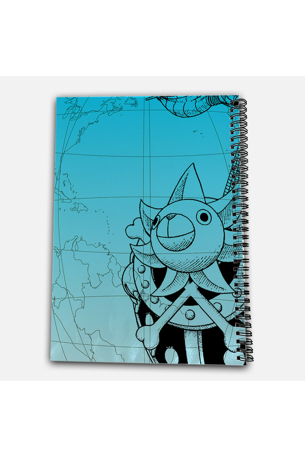 One Piece Franky Unlined A4 School Notebook 72 Sheets Model 2 - Straw Hat Series - 3