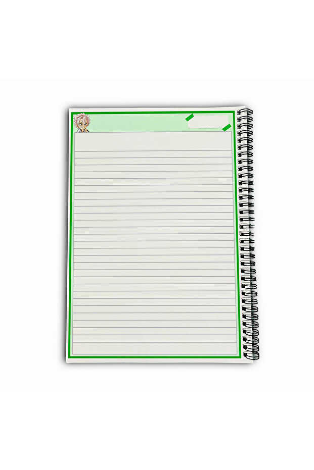 Demon Slayer Sanemi Striped A4 School Notebook 72 Sheets Model 1 - 6