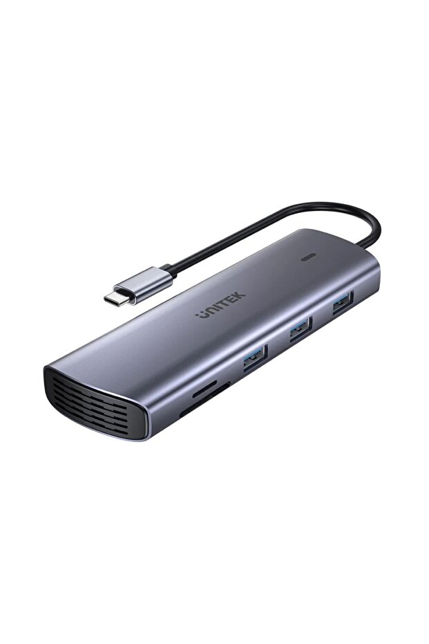 موزع USB-C 9 في 1 مع شاشة مزدوجة وقارئ بطاقات مزدوج وتقنية PD بقوة 100 واط | D1113A - 2