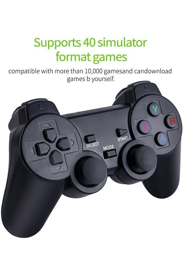 M8 Game Stick 4K Game Console with Two 2.4G Wireless Gamepads Dual Players HDMI Output - 6