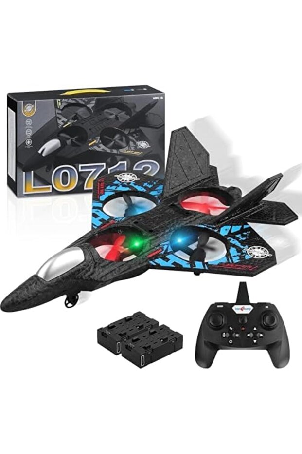 RC Plane, 2.4GHz Remote Controlled Aeroplane L0712 Quadcopter Floating Fighter Aircraft - 2