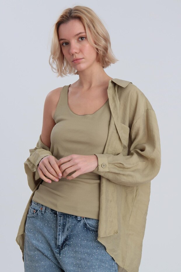 Kadın Kaşkorse Basic Atlet - 1