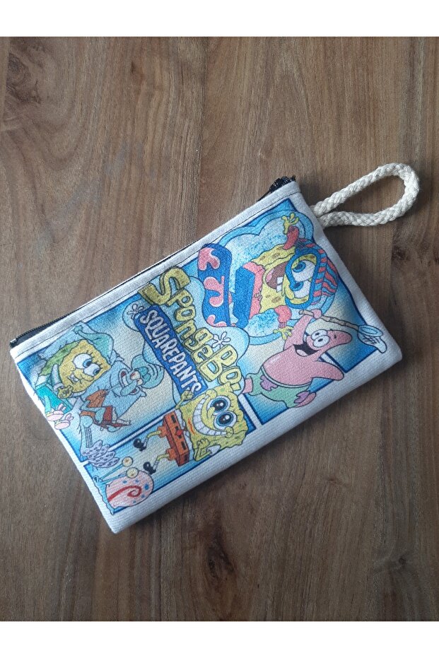 حامل أقلام من إسفنجة OWL BAG بنمط سبونج بوب - محفظة