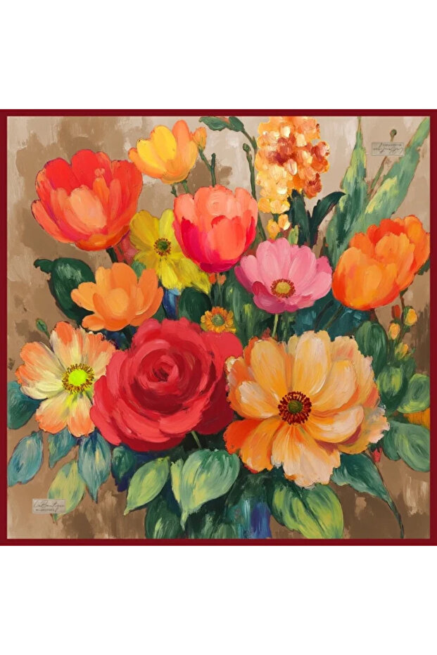 Fall | Summer Serenity Scarf 90 X 90 - 2557-02
