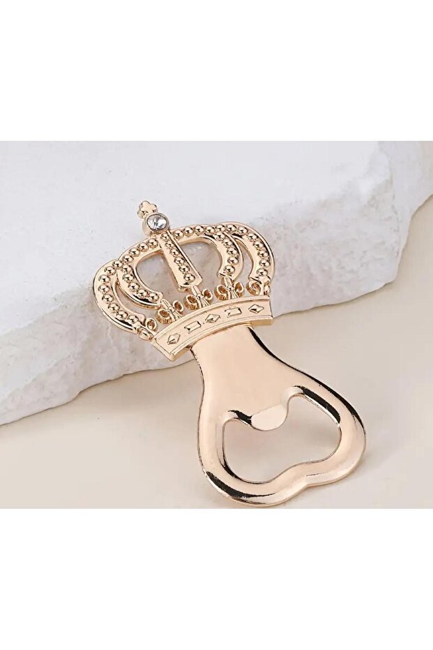 1Pc Stylish Stone Crown Beer,Soda Bottle Opener
