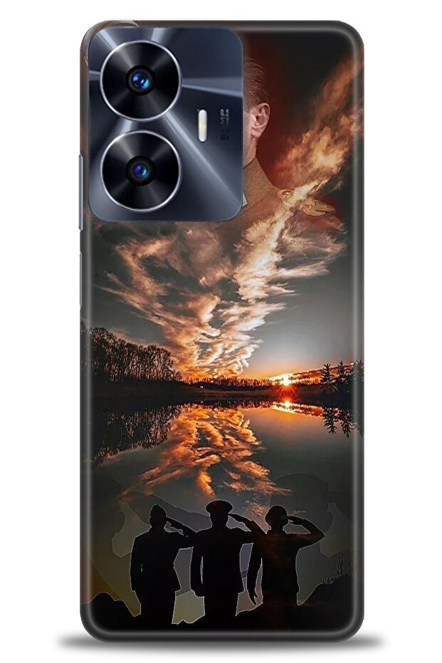 حافظة A+ Plus متوافقة مع شبكة الجيل الرابع C55 + واقي شاشة سيراميك غير قابل للكسر - 26 - 1