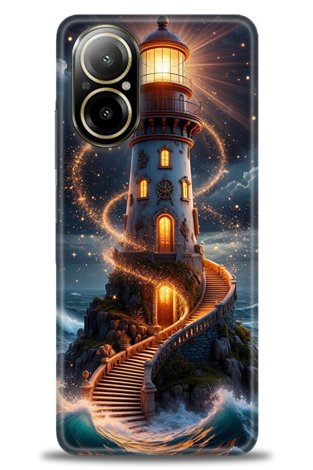 حافظة A+ Plus متوافقة مع 12 Lite 4G + واقي شاشة سيراميك غير قابل للكسر - 232 - 1