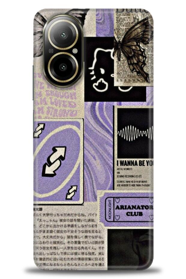 حافظة A+ Plus متوافقة مع 12 Lite 4G + واقي شاشة سيراميك غير قابل للكسر - 208 - 1