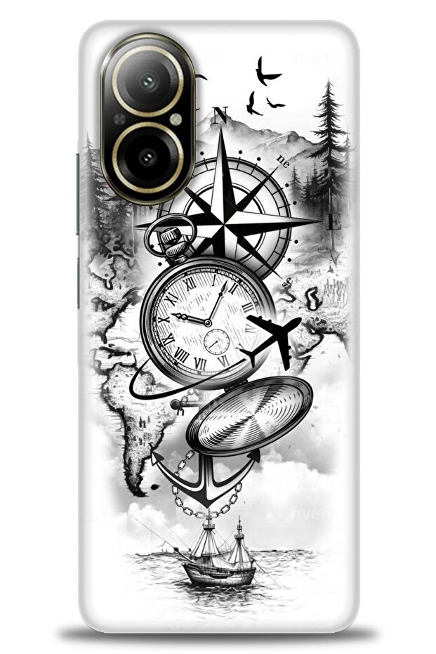 حافظة A+ Plus متوافقة مع 12 Lite 4G + واقي شاشة سيراميك غير قابل للكسر - 84 - 1