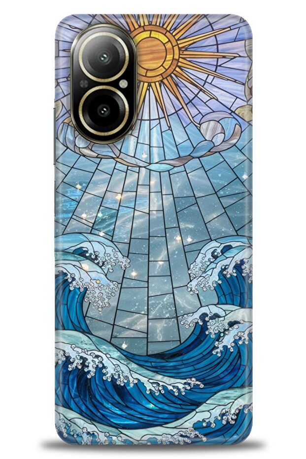 حافظة A+ Plus متوافقة مع 12 Lite 4G + واقي شاشة سيراميك غير قابل للكسر - 336 - 1