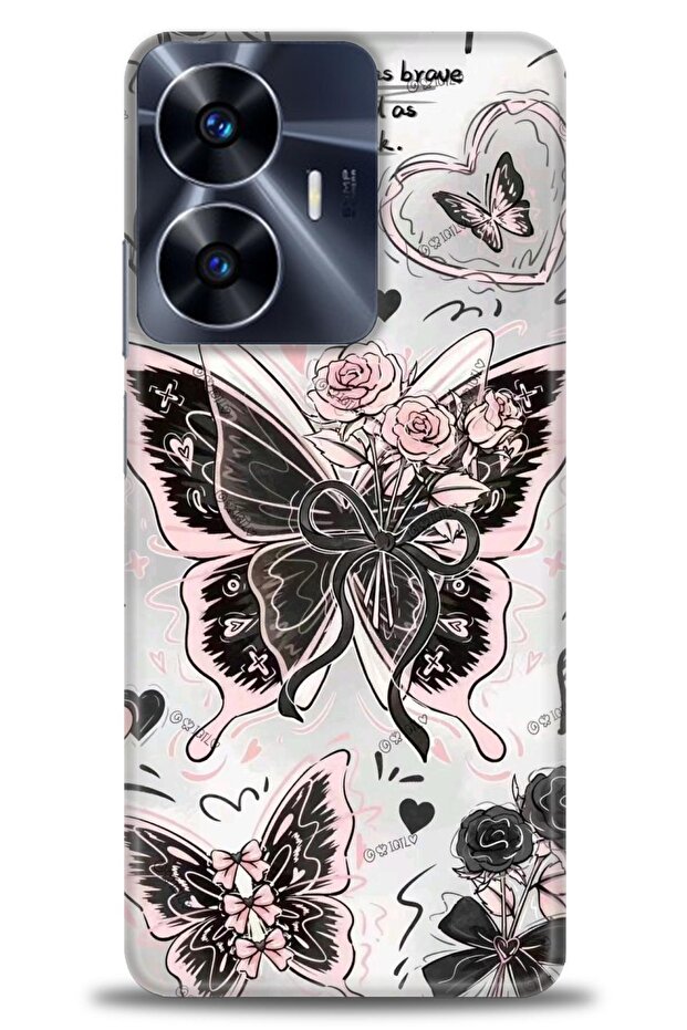 حافظة A+ Plus متوافقة مع 4G C55 + واقي شاشة سيراميك غير قابل للكسر - 206 - 1