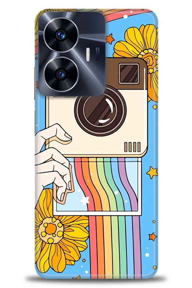 C55 4g Compatible A+ Plus Case + Ceramic Unbreakable Screen Protector - 444 - 1