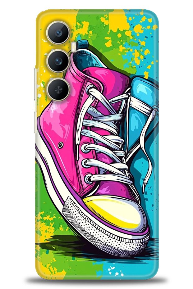 حافظة A+ Plus متوافقة مع شبكة الجيل الرابع C65 + واقي شاشة سيراميك غير قابل للكسر - 441 - 1