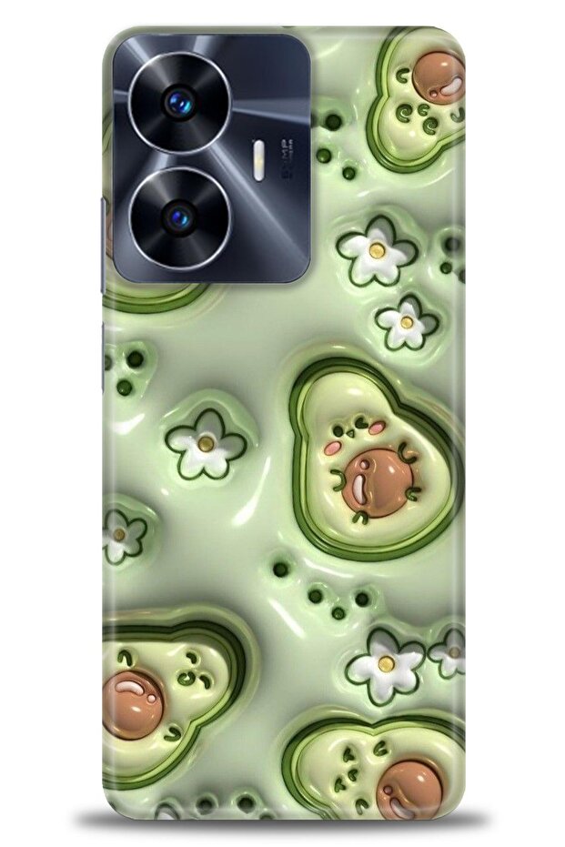 C55 4g Compatible A+ Plus Case + Ceramic Unbreakable Screen Protector - 112 - 1