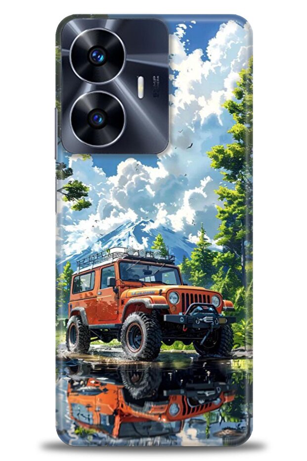 C55 4g Compatible A+ Plus Case + Ceramic Unbreakable Screen Protector - 107 - 1