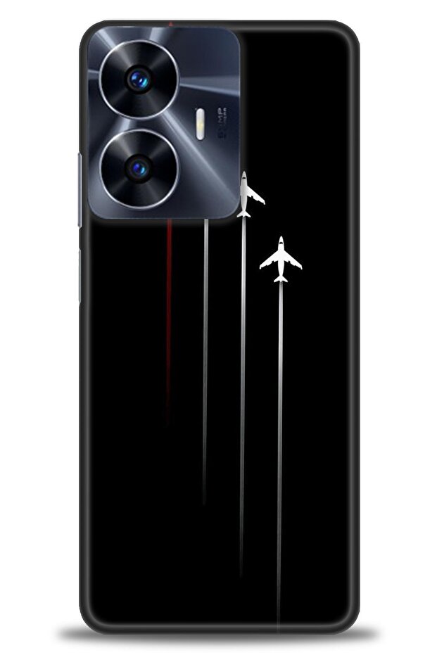 حافظة A+ Plus متوافقة مع 4G C55 + واقي شاشة سيراميك غير قابل للكسر - 386 - 1