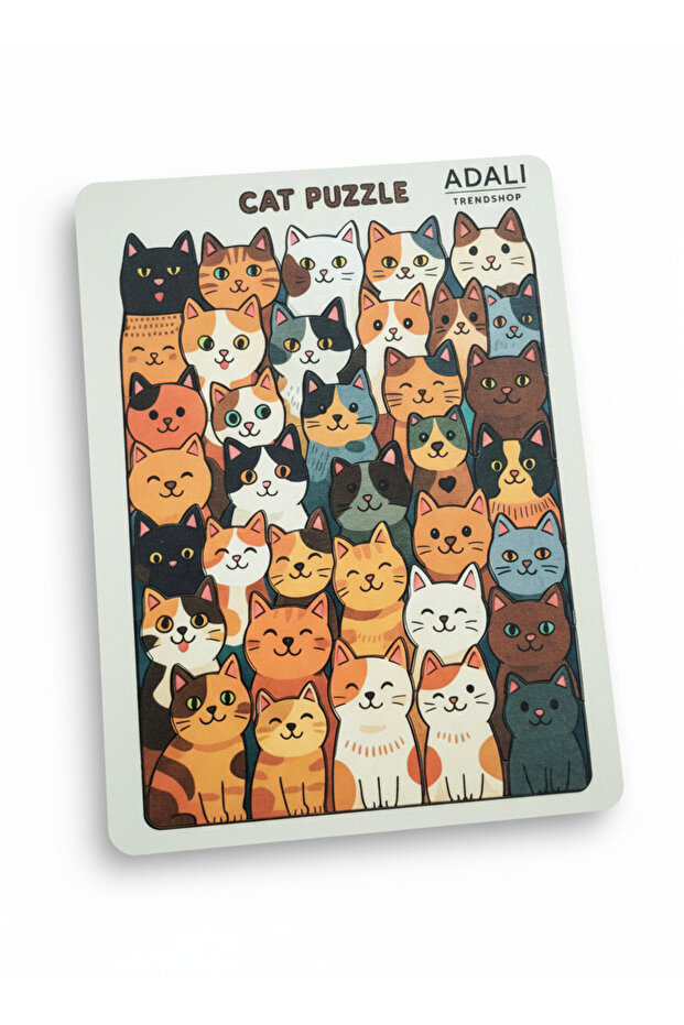 Ahşap Cat Puzzle - 1