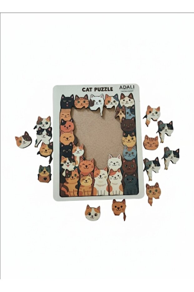 Ahşap Cat Puzzle - 3