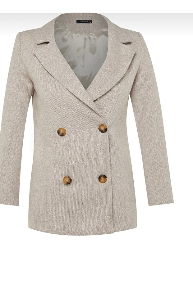 Astarlı akirilik kumaş blazer ceket - 2