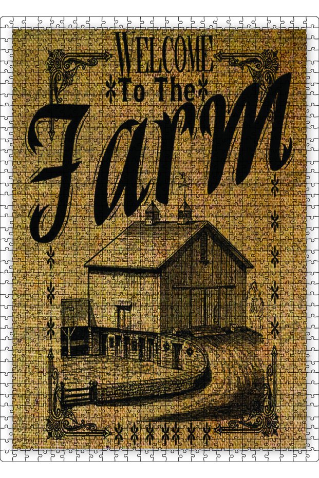 Cakasepetim Old Farm 1000 Piece Puzzle Jigsaw Mdf (Wood)