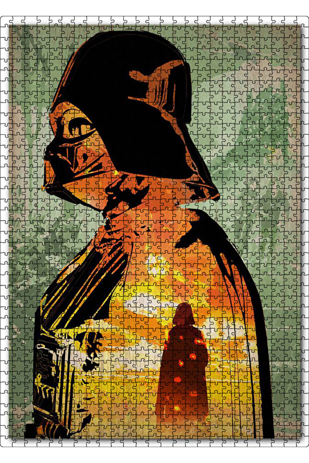Cakasepetim Star Wars Darth Vader Tarz Görsel 1000 Parça Puzzle Yapboz Mdf (Ahşap) - 1