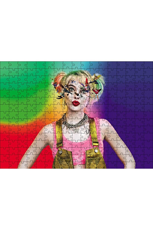 Cakasepetim Harley Quinn Image 120 Piece Puzzle Jigsaw Puzzle Mdf (Wood)
