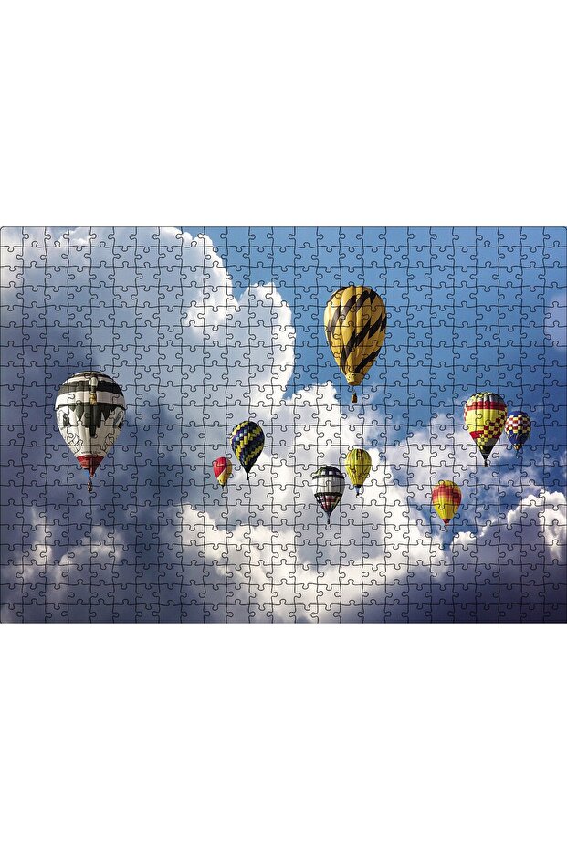 Cakasepetim Balloons in Flight 500 Piece Puzzle Jigsaw Mdf (Wood)