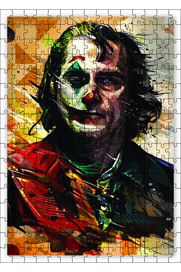 Cakasepetim Joker Illustration Image 255 Piece Puzzle Jigsaw Mdf (Wood)
