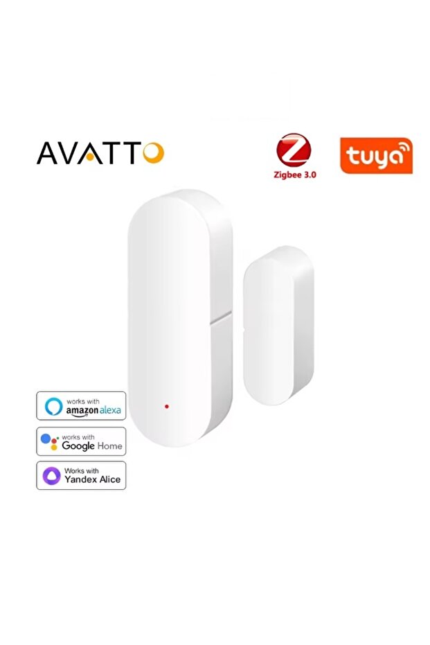 AVATTO Tuya ZigBee Kapı Sensörü Akıllı Kapı Dedektörü - 1