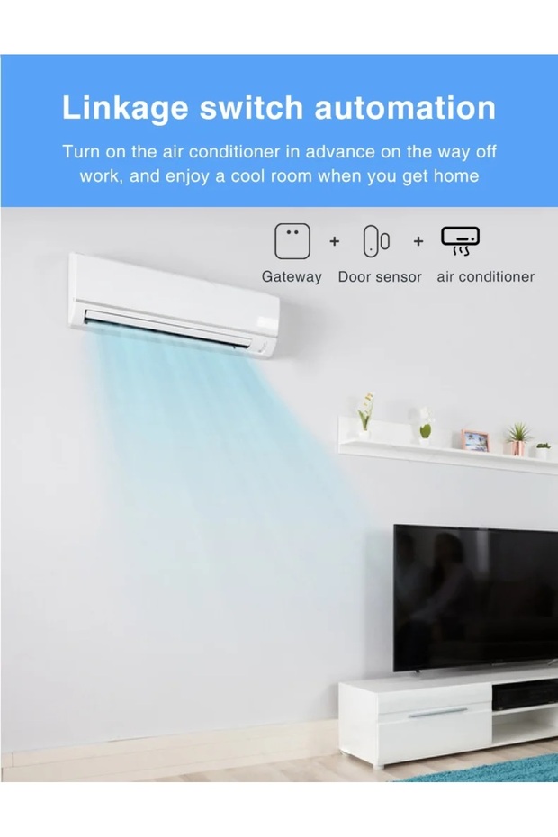 AVATTO Tuya ZigBee Kapı Sensörü Akıllı Kapı Dedektörü - 3