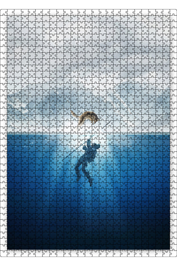 Cakasepetim Alfa Kurt Movie Poster 1000 Piece Puzzle Jigsaw Puzzle Mdf (Wood)