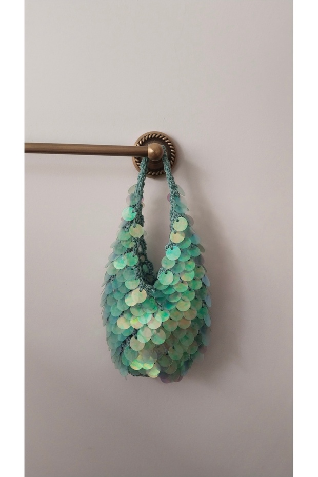 Pullu abiye çanta - 2