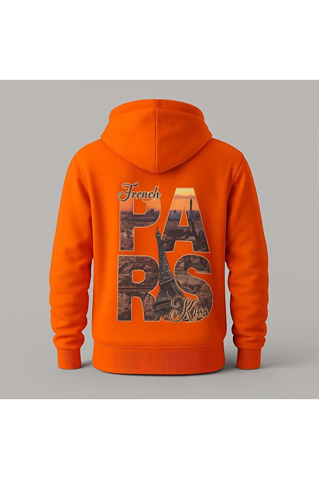 Paris Eiffel Printed Hooded Sweatshirt – Unisex Streetwear