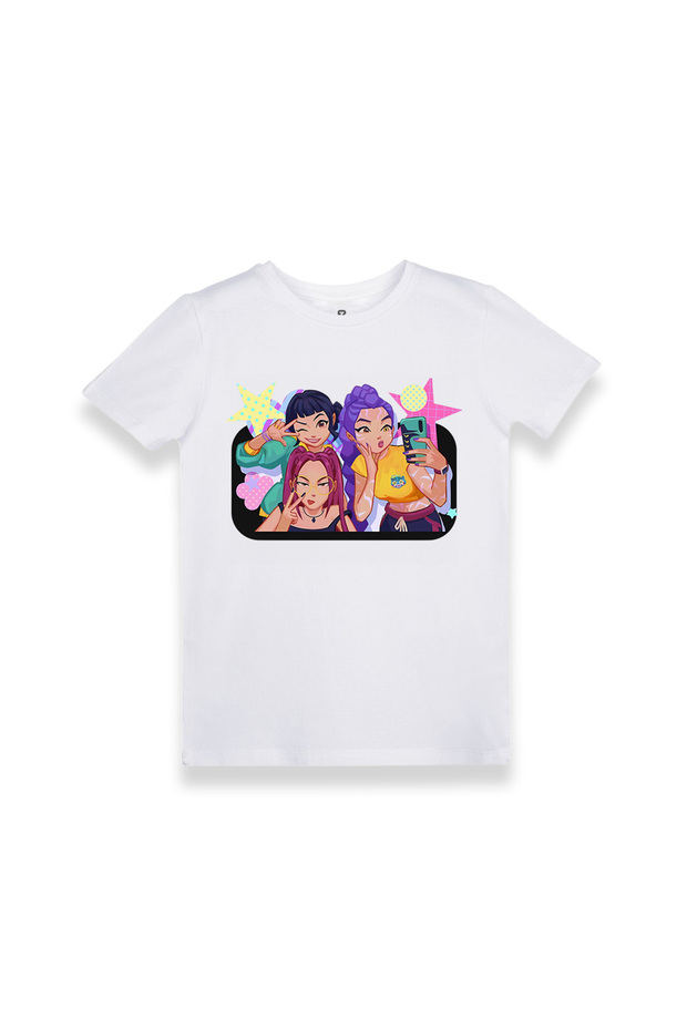 K-Pop Huntrix Printed Design Children's T-Shirt