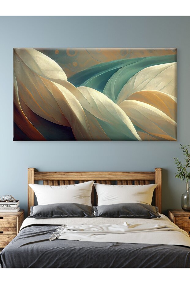 SOFT DESEN BASKILI KANVAS TABLO - 5