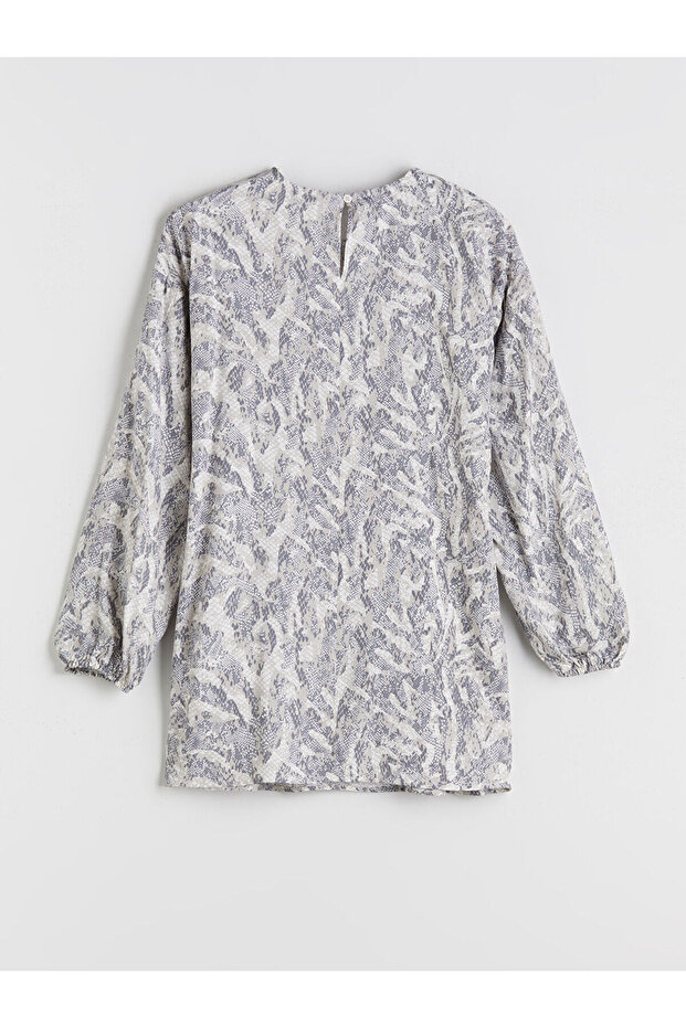 طاقم الرقبة منقوشة بلوزة - 6