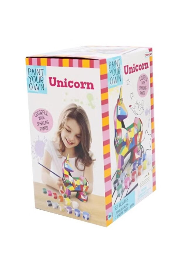 Paint Your Own Unicorn Arts and Crafts Learning Activity Set - 3