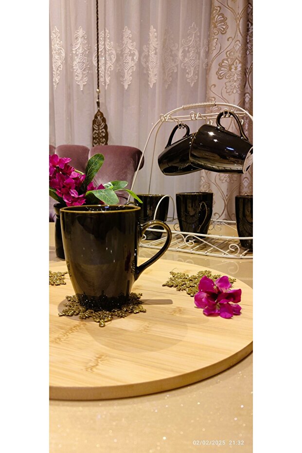 2nd Quality Black Muğ 350 ml - 1 Adet - 7