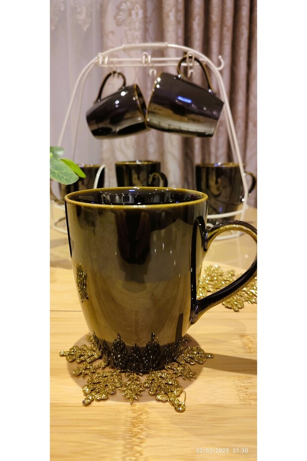 2nd Quality Black Muğ 350 ml - 1 Adet - 1